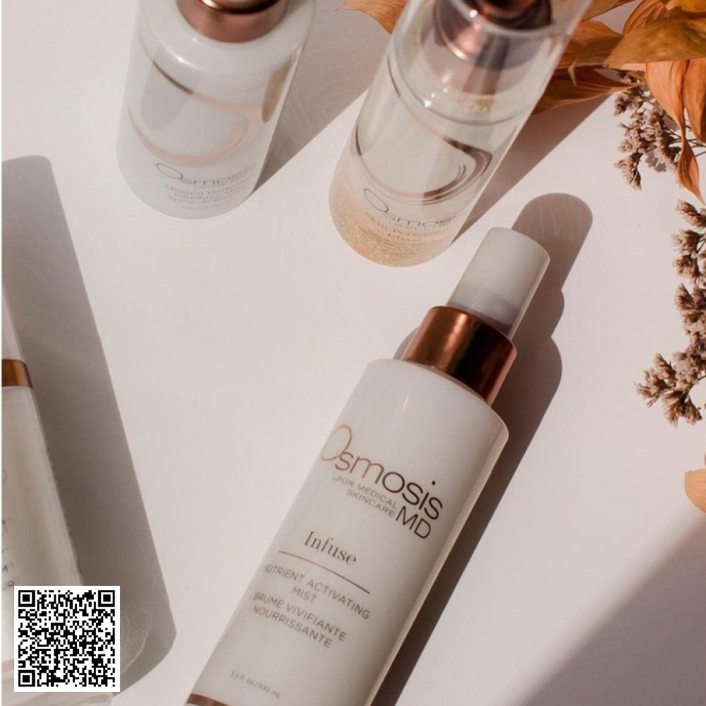 Xịt Khoáng Nuôi Dưỡng Và Thanh Lọc Da Osmosis Infuse Nutrient Activating Mist Từ Hoa Kỳ 100ml 