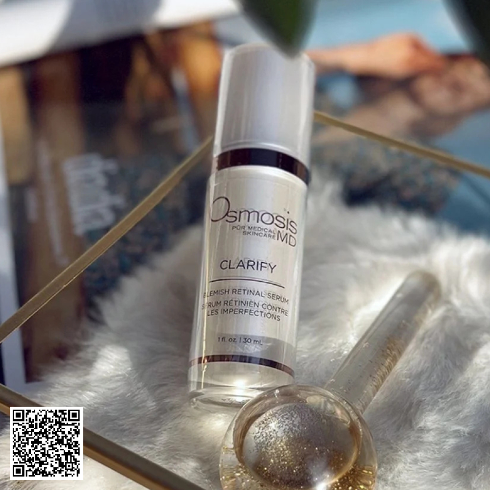 Serum Làm Sạch Bã Nhờn Và Ngăn Ngừa Mụn Osmosis Clarify Blemish Retinal Serum Từ Hoa Kỳ 30ml