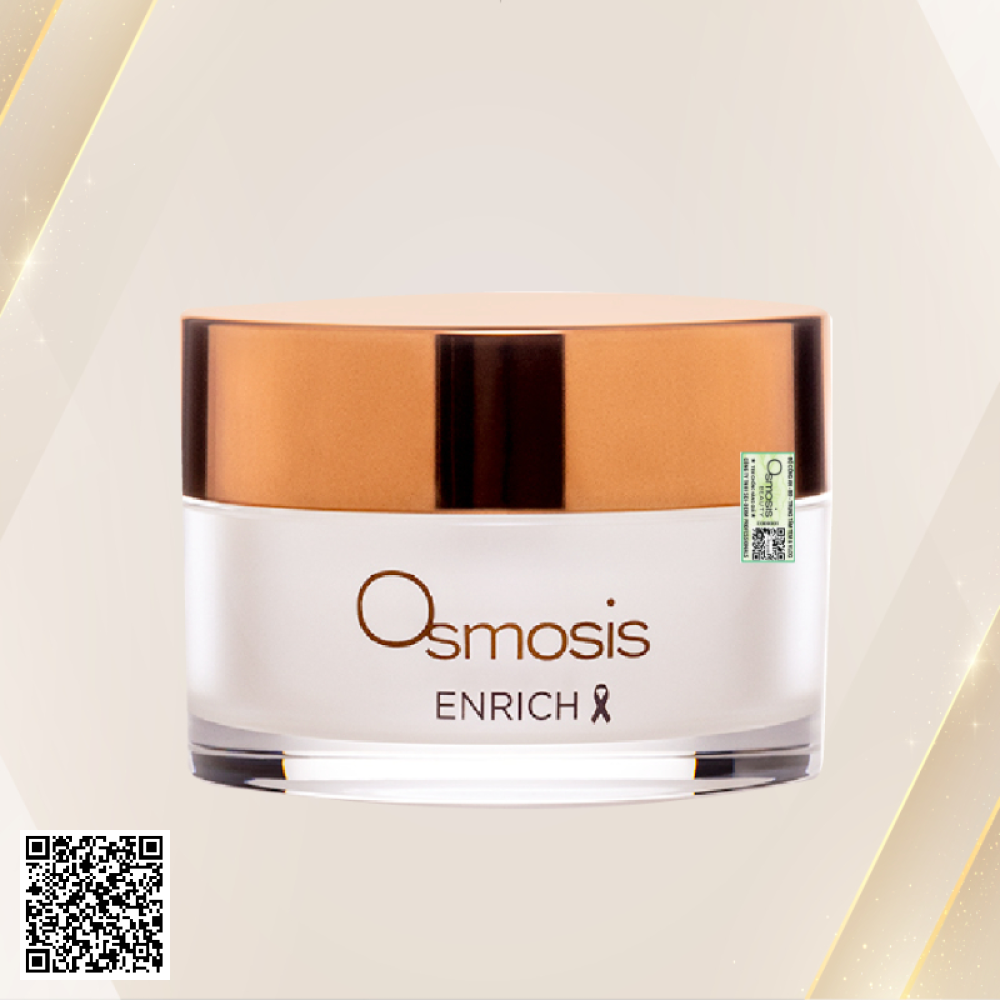 Kem Dưỡng Phục Hồi Làn Da Mặt Và Vùng Cổ Osmosis Enrich Smoothing Face & Neck Cream 30ml