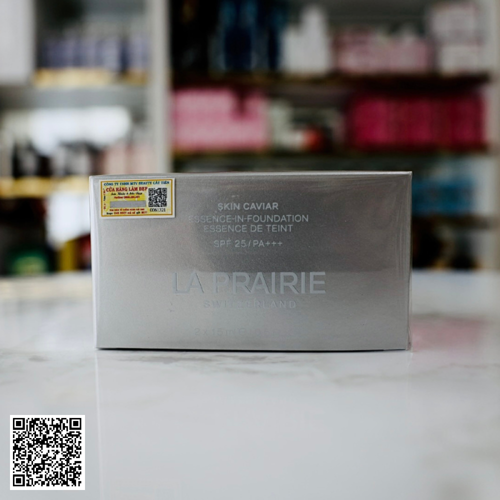 Phấn Nước Cushion La Prairie Skin Caviar Essence In Foundation SPF25/PA+++ Thụy Sĩ 15ml