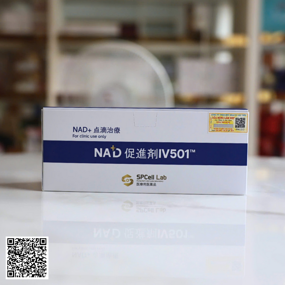 Truyền Tế Bào NAD+ IV 501mg SPCell Lab 10 Lần Truyền ( 1 NAD+300mg Và 1 NAD+ACC 201mg )