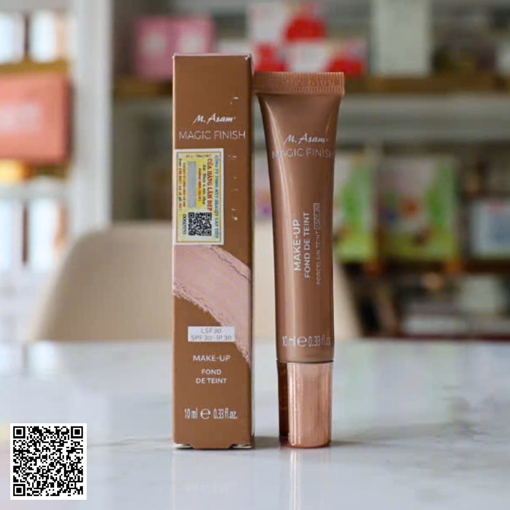 Kem Nền Mây 4 Trong 1 Tone Tự Nhiên M. Asam Magic Finish Make-up Mousse Classic 10ml