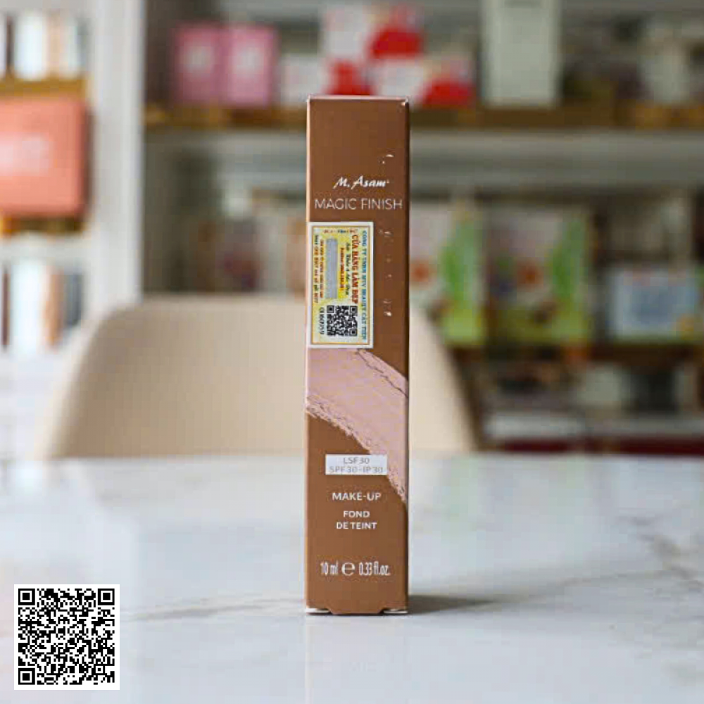 Kem Nền Mây 4 Trong 1 Tone Tự Nhiên M. Asam Magic Finish Make-up Mousse Classic 10ml