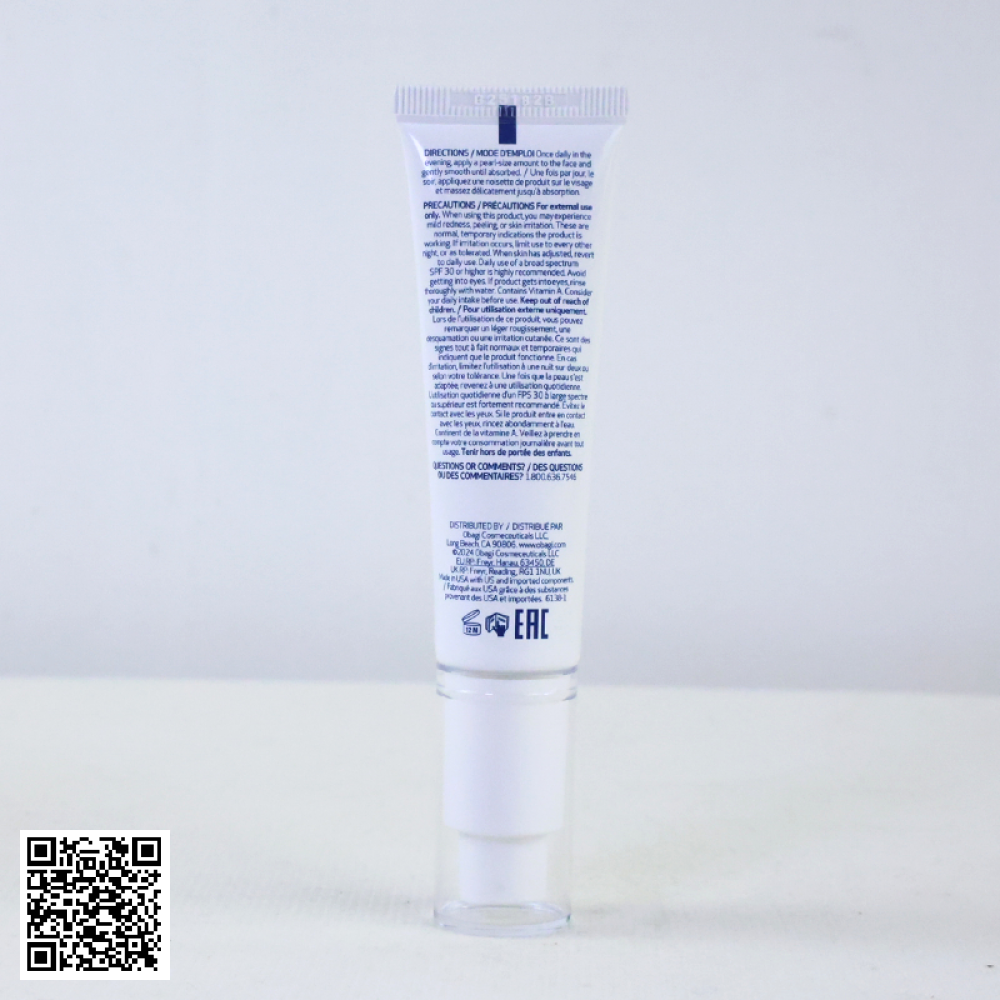 Kem Dưỡng Obagi Retinol 1.0% Từ Mỹ 28g