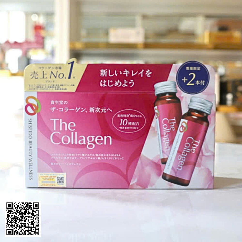 Nước Uống The Collagen Shiseido Nhật Bản Hộp 12 Chai