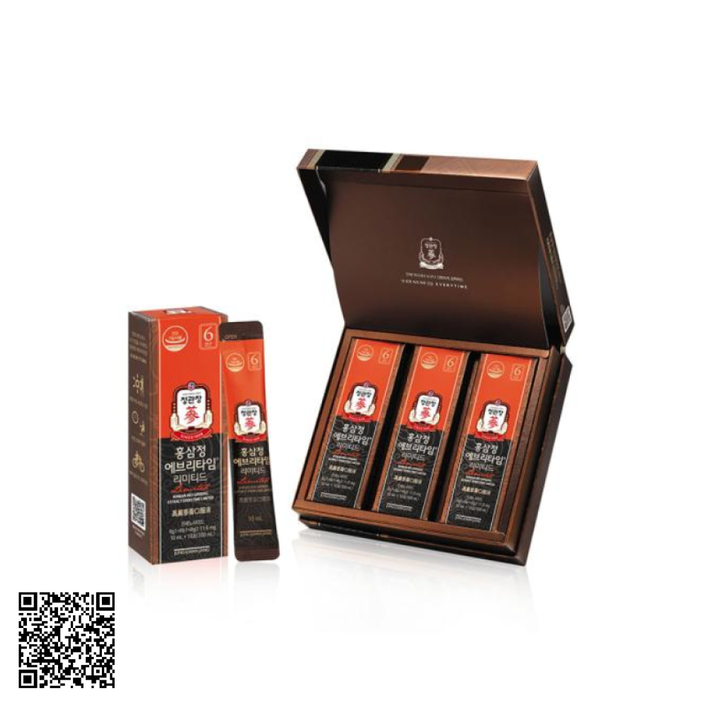 Tinh Chất Cao Địa Sâm Everytime Limited Hàn Quốc Hộp 30 Gói 10ml