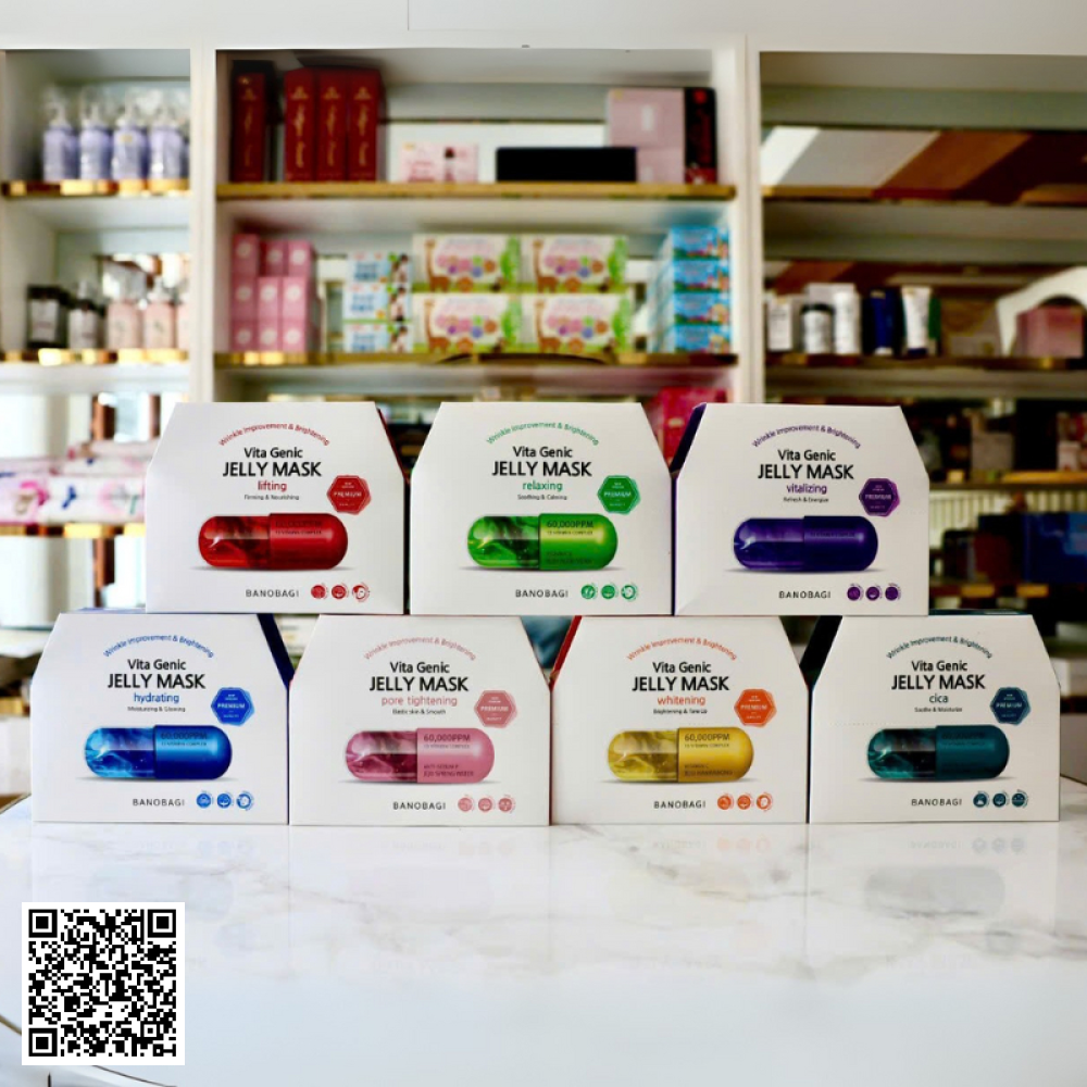Mặt Nạ Dưỡng Da Banobagi Vita Genic Jelly Mask Từ Hàn Quốc Hộp 10 Miếng