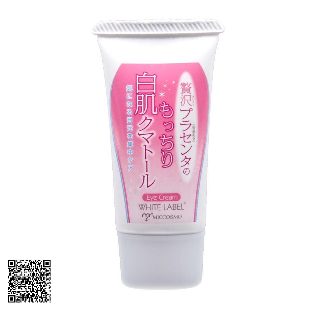 Kem Dưỡng Mắt Miccosmo White Label Premium Placenta Eye Cream từ Nhật Bản 30g