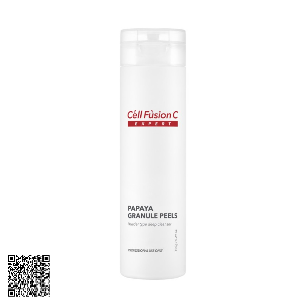 Bột Tẩy Tế Bào Chết 5 Trong 1 Cell Fusion C Expert Papaya Granule Peels từ Hàn Quốc 150g