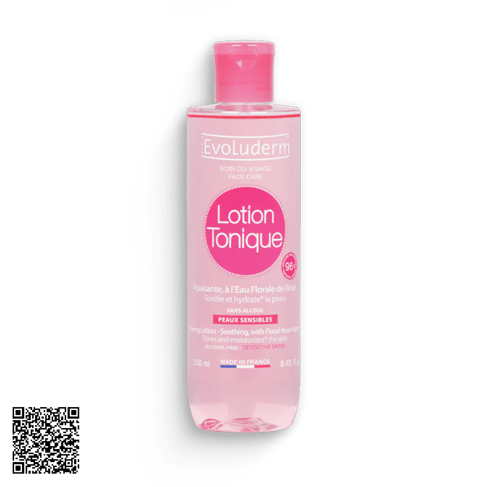 Nước Hoa Hồng Evoluderm Soothing Tonic Lotion For Sensitive Skin Cho Da Nhạy Cảm 250ml từ Pháp