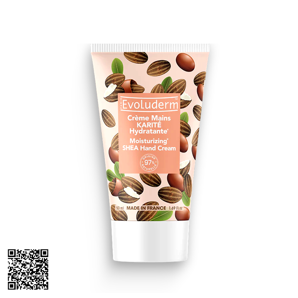 Kem Dưỡng Evoluderm Dưỡng Da Tay Shea 50ml từ Pháp