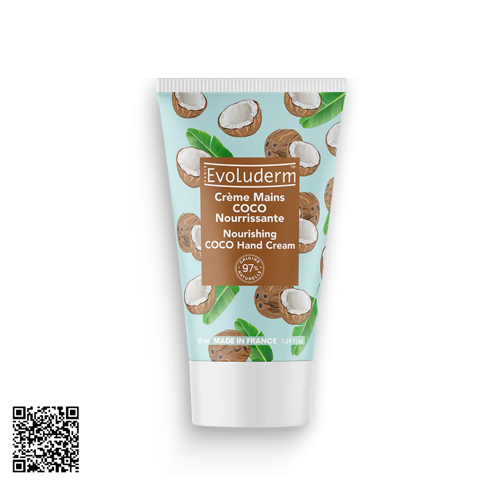 Kem Dưỡng Evoluderm Dưỡng Da Tay Coco 50ml từ Pháp