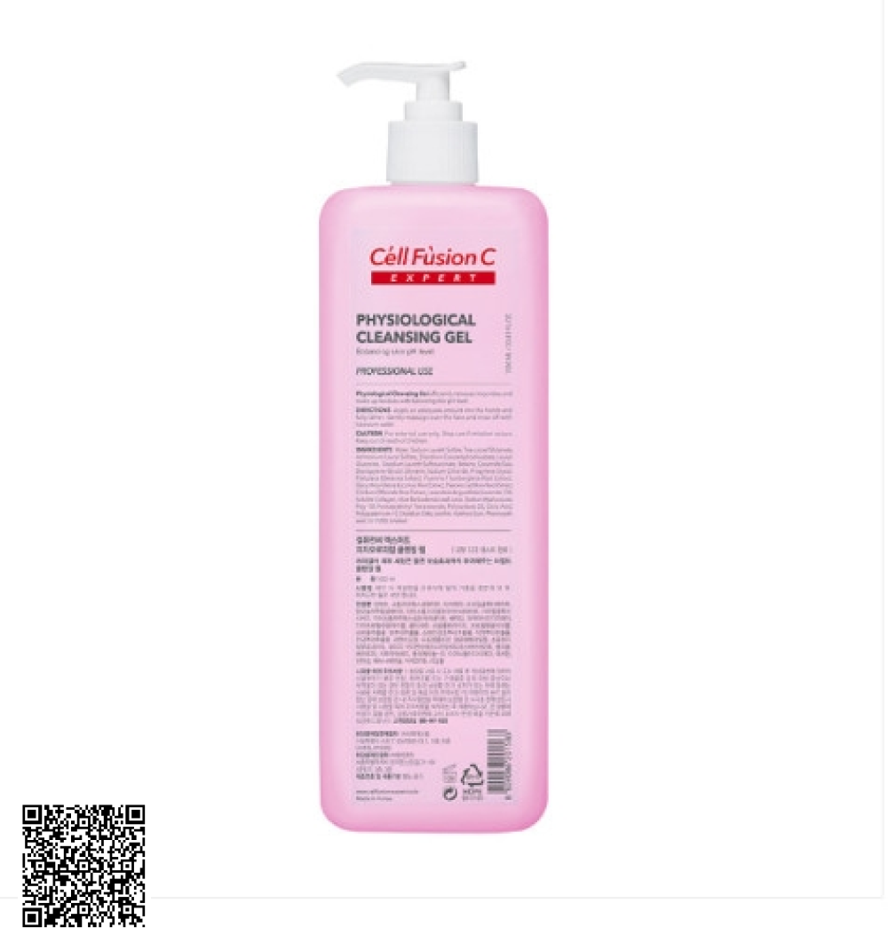 Gel Rửa Mặt Giúp Làm Sạch Và Dưỡng Ẩm Cho Da Cell Fusion C Expert Physiological Cleansing Gel từ Hàn Quốc 1000ml