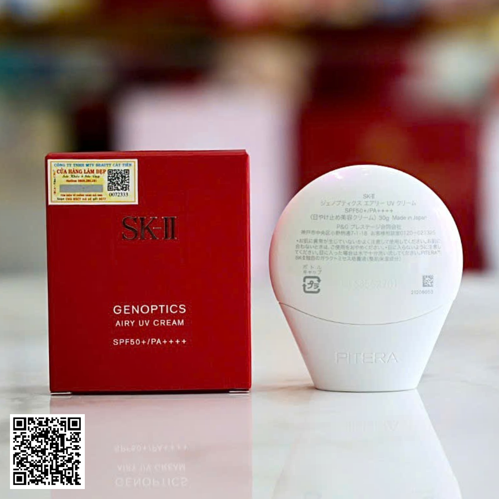 SK-II GenOptics Airy UV Cream Kem Chống Nắng Sk-ii Nhật Bản 30g