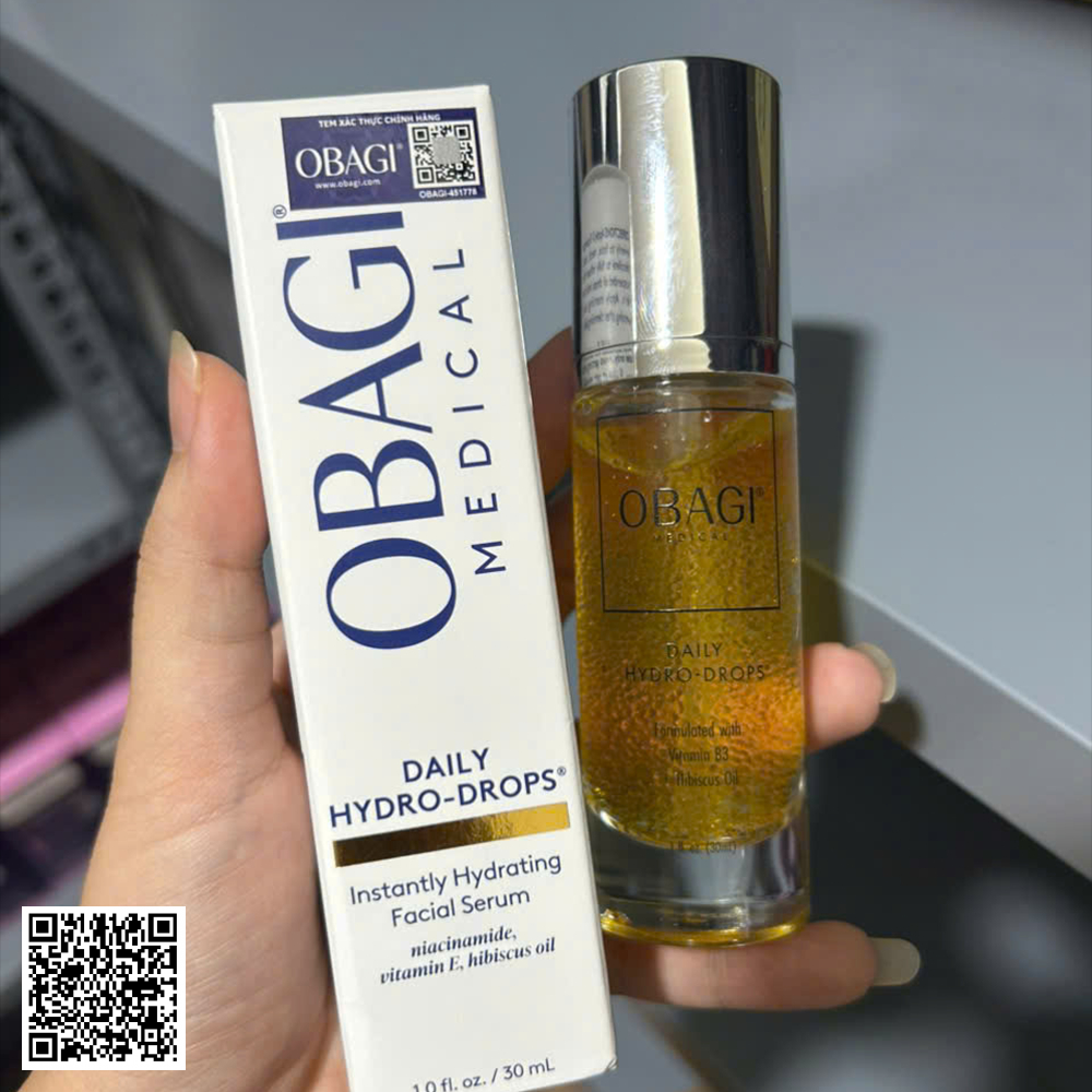 Obagi Daily Hydro-Drops Serum cấp nước dưỡng ẩm phục hồi da 30ml từ Hoa Kỳ