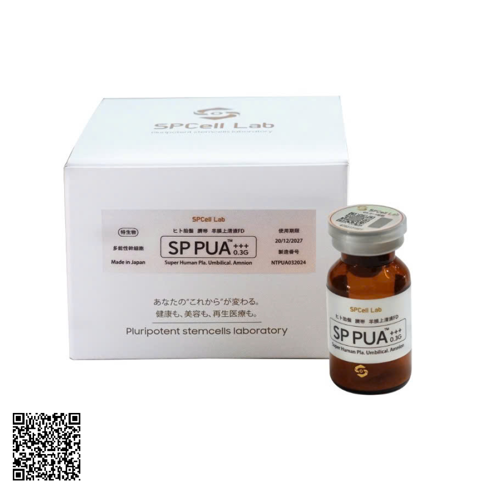 SPCell Lab SP PUA 0.3G Liệu pháp Hỗ Trợ Ngừa Lão Hóa chủ động từ Nhật Bản ( Dành cho người dưới 40 tuổi)