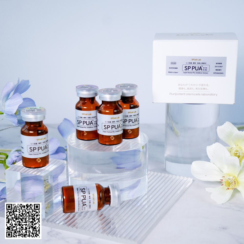 SPCell Lab SP PUA 0.3G Liệu pháp Hỗ Trợ Ngừa Lão Hóa chủ động từ Nhật Bản ( Dành cho người dưới 40 tuổi)