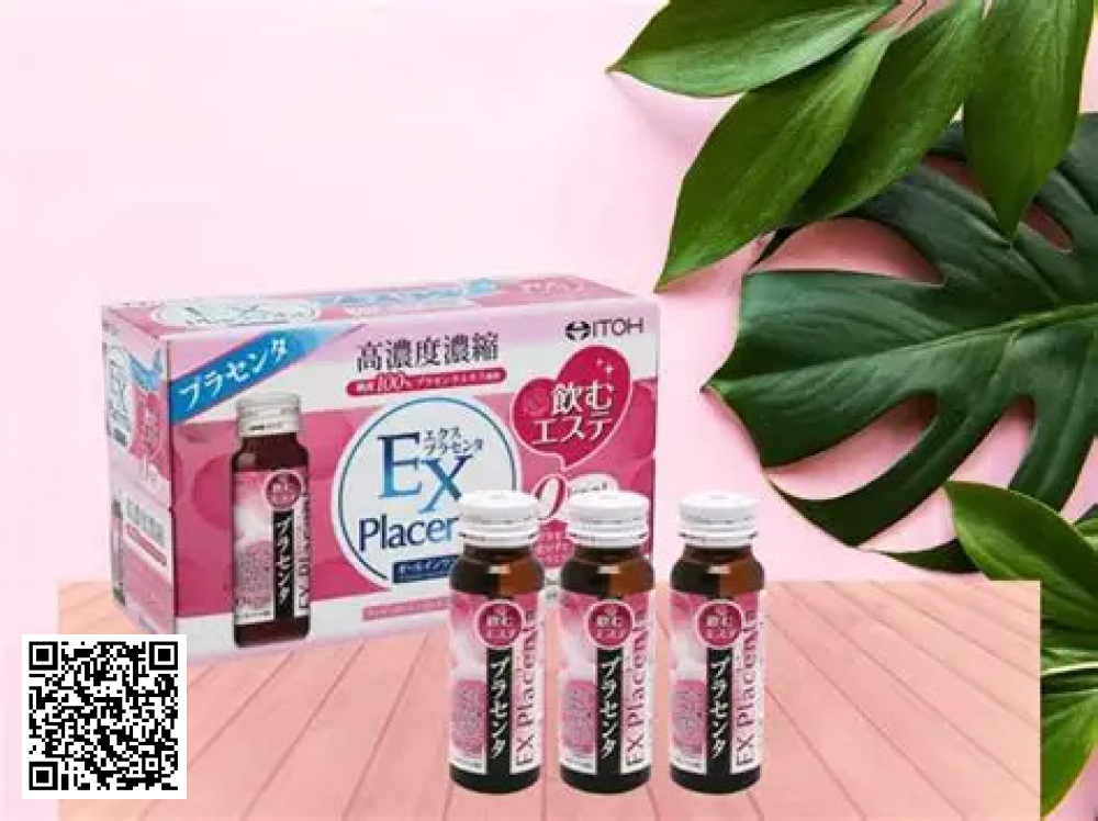 Itoh Kanpo Nước uống EX Placenta Itoh Kanpo hộp 50ml x 10 lọ từ Nhật Bản