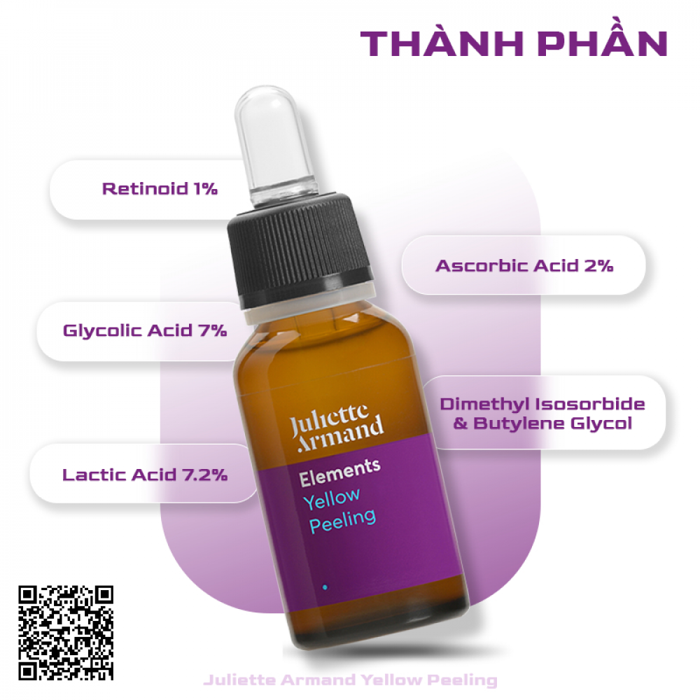 Juliette Armand Yellow Peeling Peel Da 10ml từ Hy Lạp