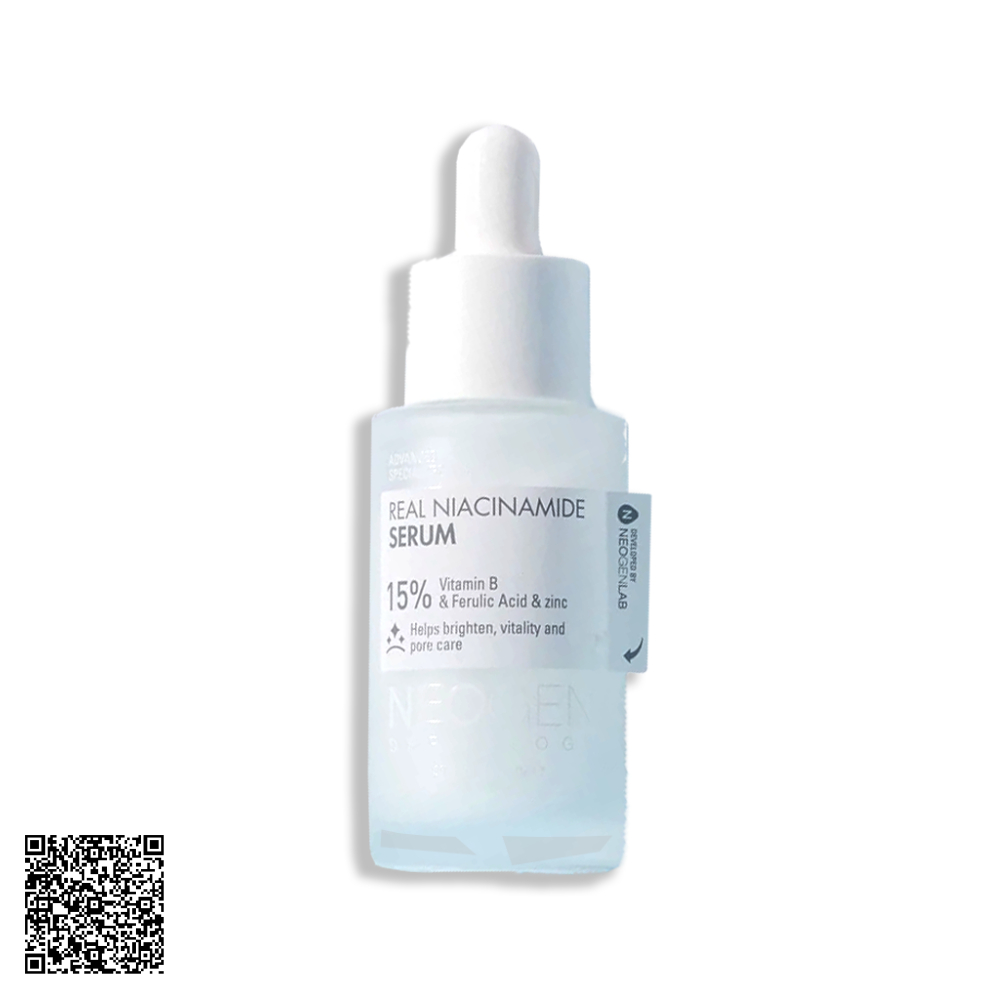 TInh Chất Neogen Dermalogy Real Niacinamide Firming Serum 15% Niacinamide Sinh Học Kiềm Dầu Giảm Mụn Dưỡng Sáng Da 30ml từ Hàn Quốc