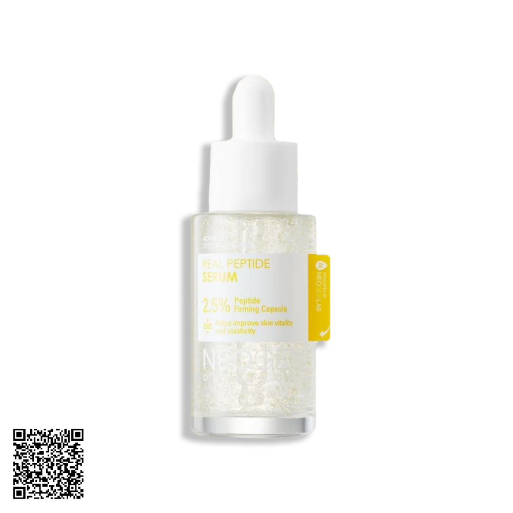 Tinh Chất Neogen Dermalogy Real Peptide Serum Phục Hồi Trẻ Hoá Da 2,5% Peptide Sinh Học 30ml từ Hàn Quốc