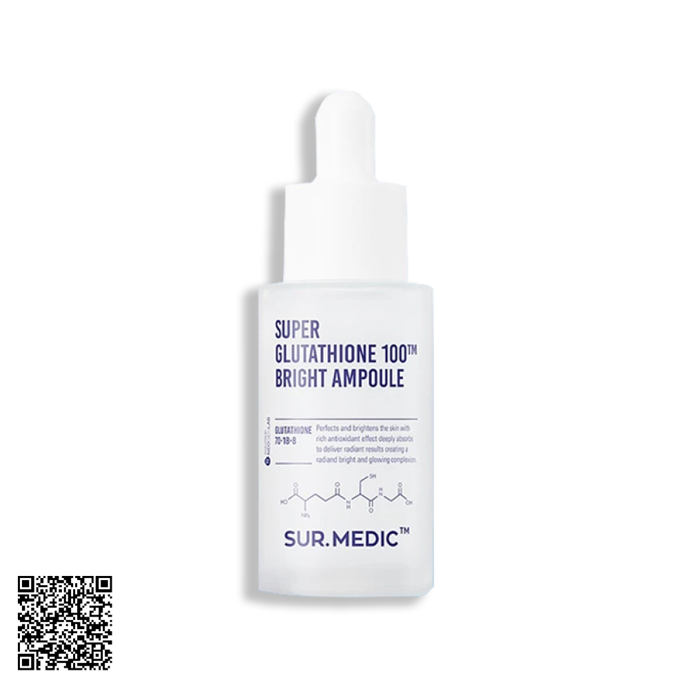 Huyết Thanh SUR.MEDIC Super Glutathione Bright Ampoule Dưỡng Trắng 32ml từ Hàn Quốc