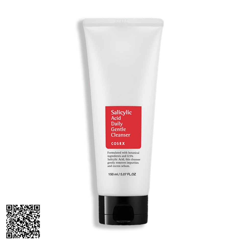 Sữa Rửa Mặt COSRX Salicylic Acid 0.5% Daily Gentle Cleanser Tái Tạo Da Hiệu Quả 150ml từ Hàn Quốc