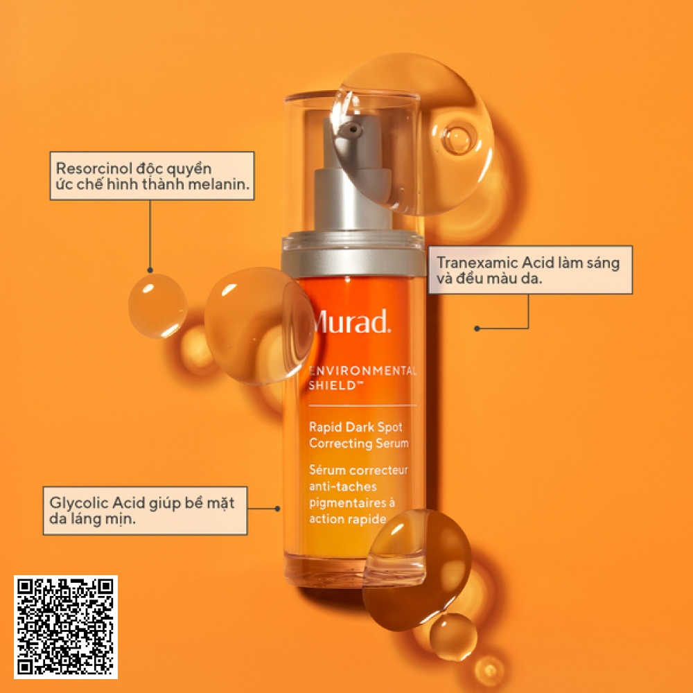 Murad Rapid Dark Spot Correcting Serum Tinh Chất Làm Mờ Vết Nám Và Giảm Sự Hình Thành Đốm Nâu 30ml Từ Hoa Kỳ