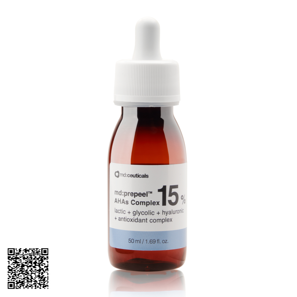 md:ceuticals Prepeel AHAs Complex 15% Thay Da Sinh Học Trắng Sáng Da Và Căng Bóng 50ml từ Anh