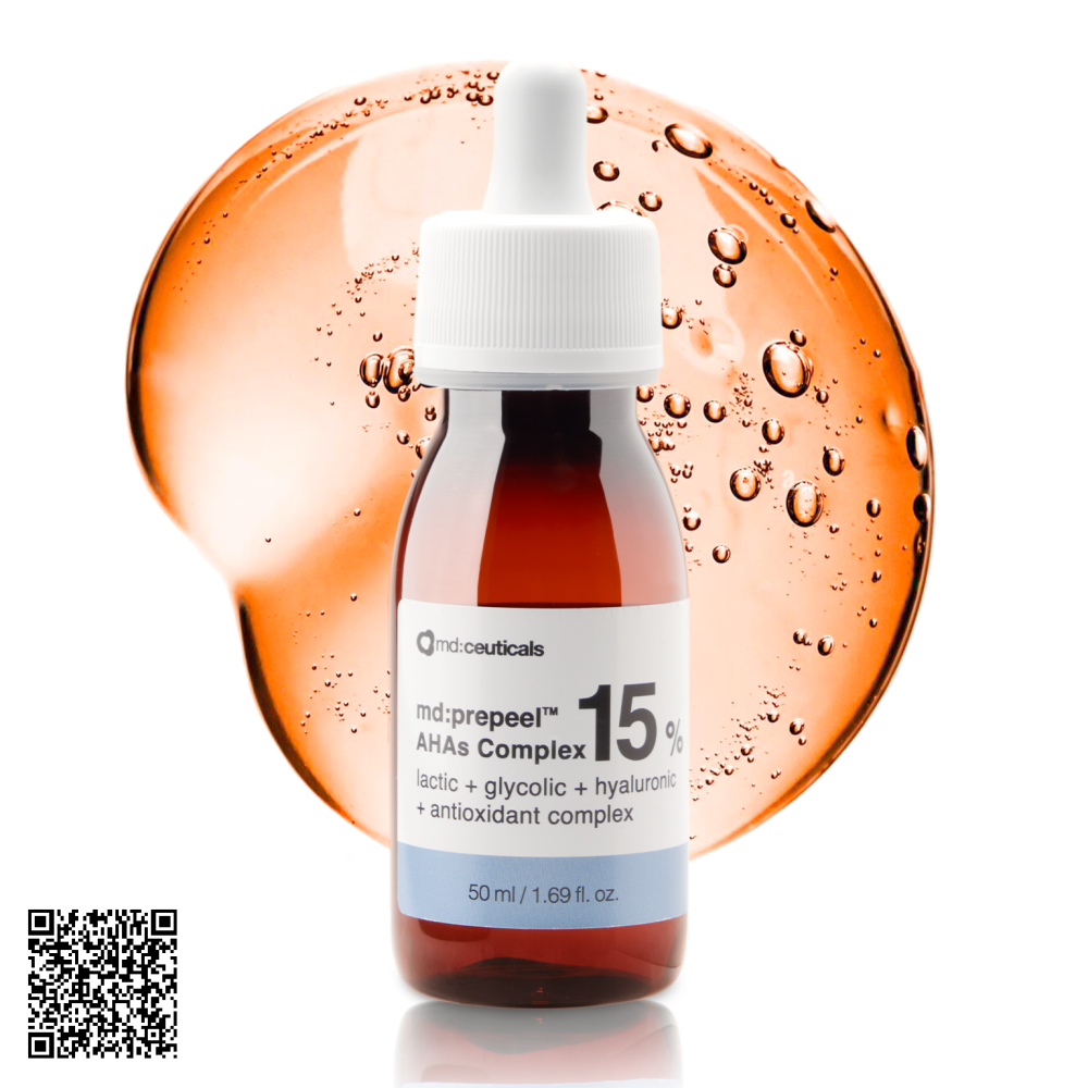md:ceuticals Prepeel AHAs Complex 15% Thay Da Sinh Học Trắng Sáng Da Và Căng Bóng 50ml từ Anh