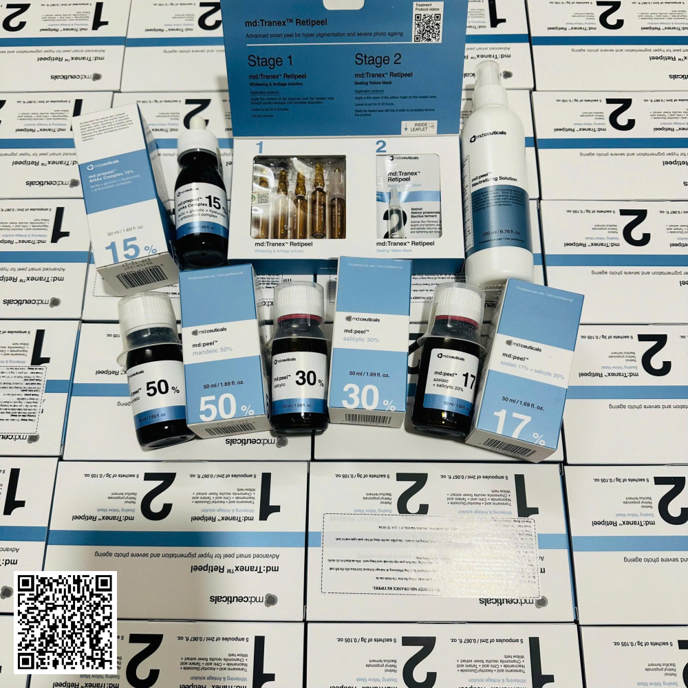 md:ceuticals md:peel mandelic 50% Tái Tạo Nhẹ Nhàng, Làm Sáng Và Trẻ Hóa Làn Da Nhạy Cảm 50ml từ Anh