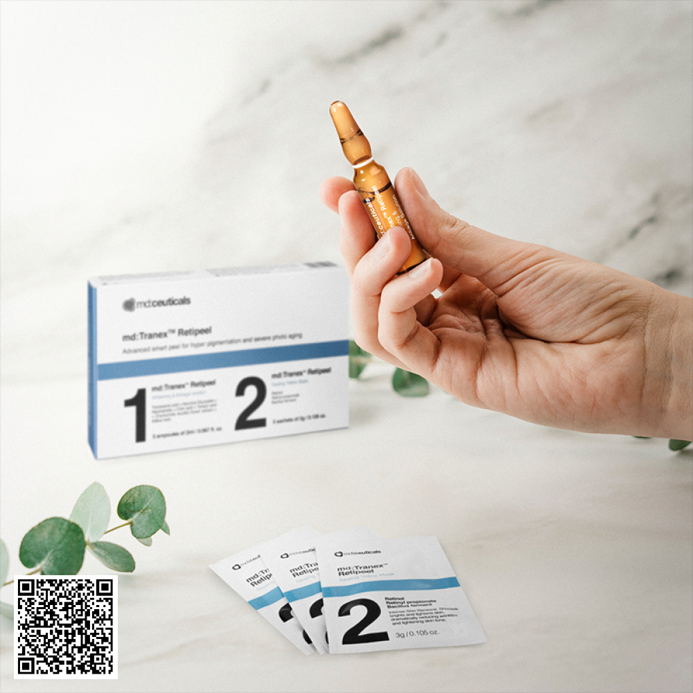 md:ceuticals md:Tranex Retipeel Bộ Peel Thay Da Gồm 3 Sản Phẩm Chuyên Nghiệp Từ Anh