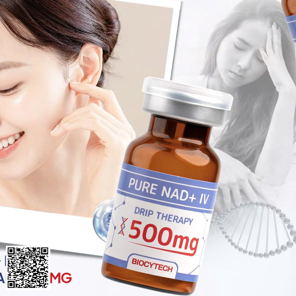 PURE NAD+ IV Drip Therapy 500MG Biocytech Truyền Tĩnh Mạch Cao Cấp 1  lọ  Từ Nhật Bản