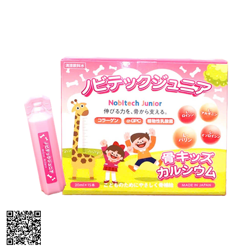 Nobitech Junior Siro Tăng Chiều Cao Hộp 15 Ống X 10ml Từ Nhật Bản