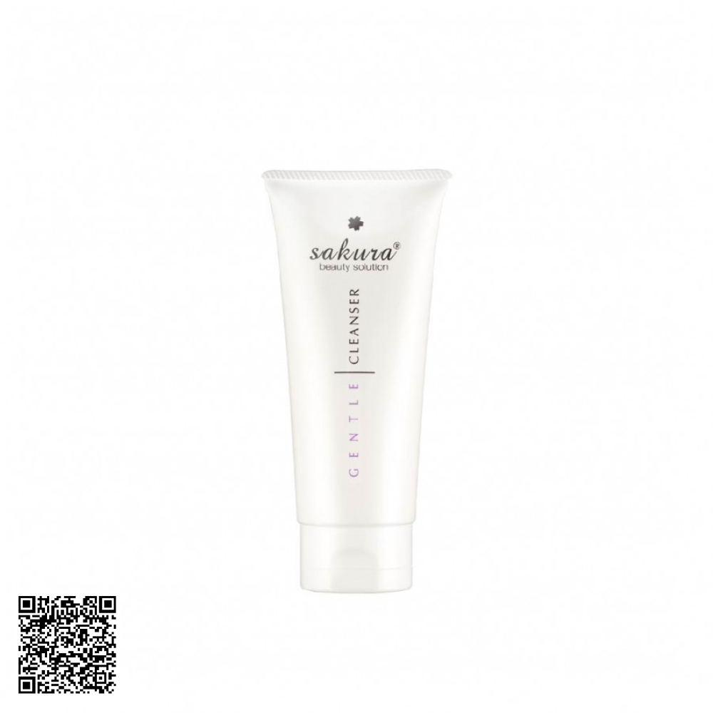 Sữa Rửa Mặt Sakura Gentle Cleanser Làm Sạch Dịu Nhẹ Cho Da Nhạy Cảm 100ml Từ Nhật Bản