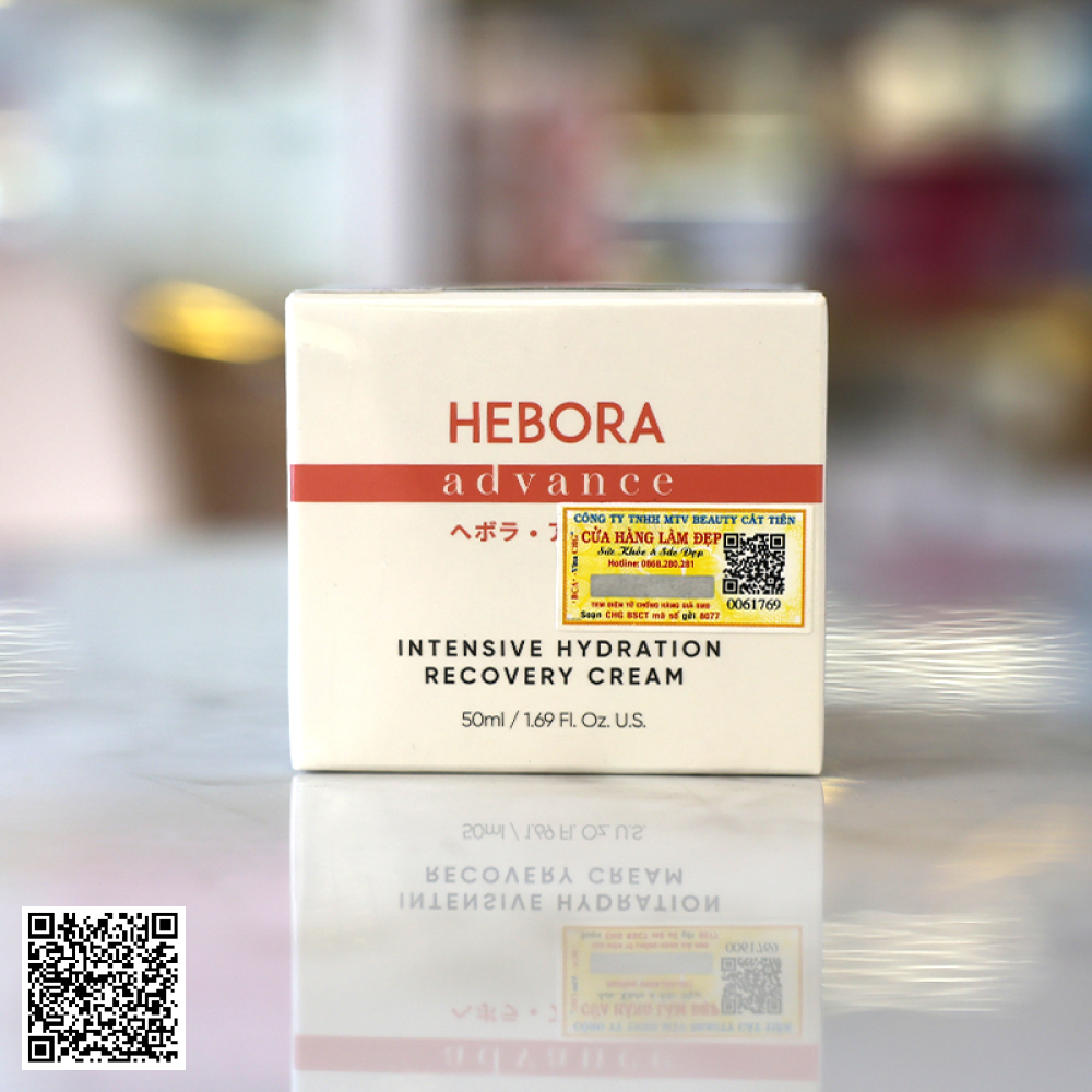 Kem Dưỡng Hebora Intensive Hydration Recovery Cream Phục Hồi, Dưỡng Ẩm Và Bảo Vệ Da 50ml Từ Nhật Bản
