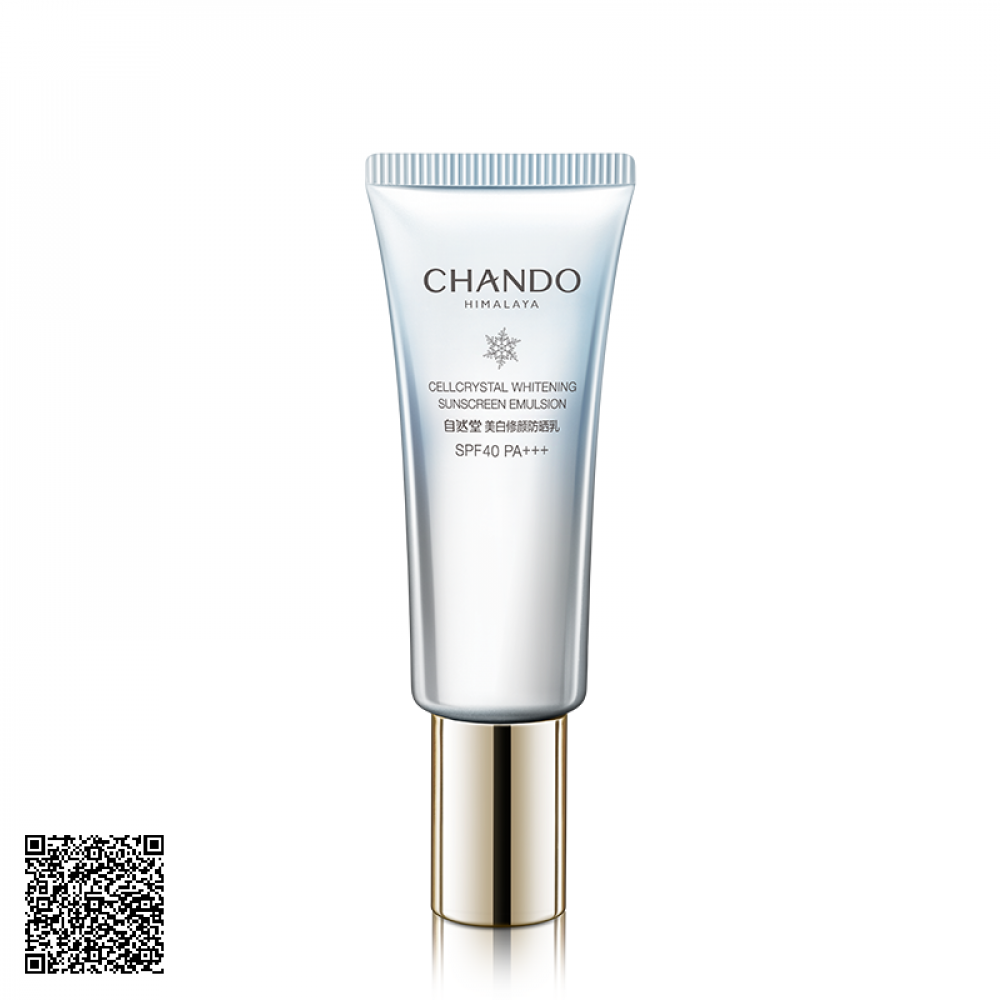 Sữa Chống Nắng CHANDO Himalaya CellCrystal Whitening Sunscreen Emulsion Hỗ Trợ Dưỡng Sáng & Cải Thiện Da Lão Hoá 40ml Từ Trung Quốc