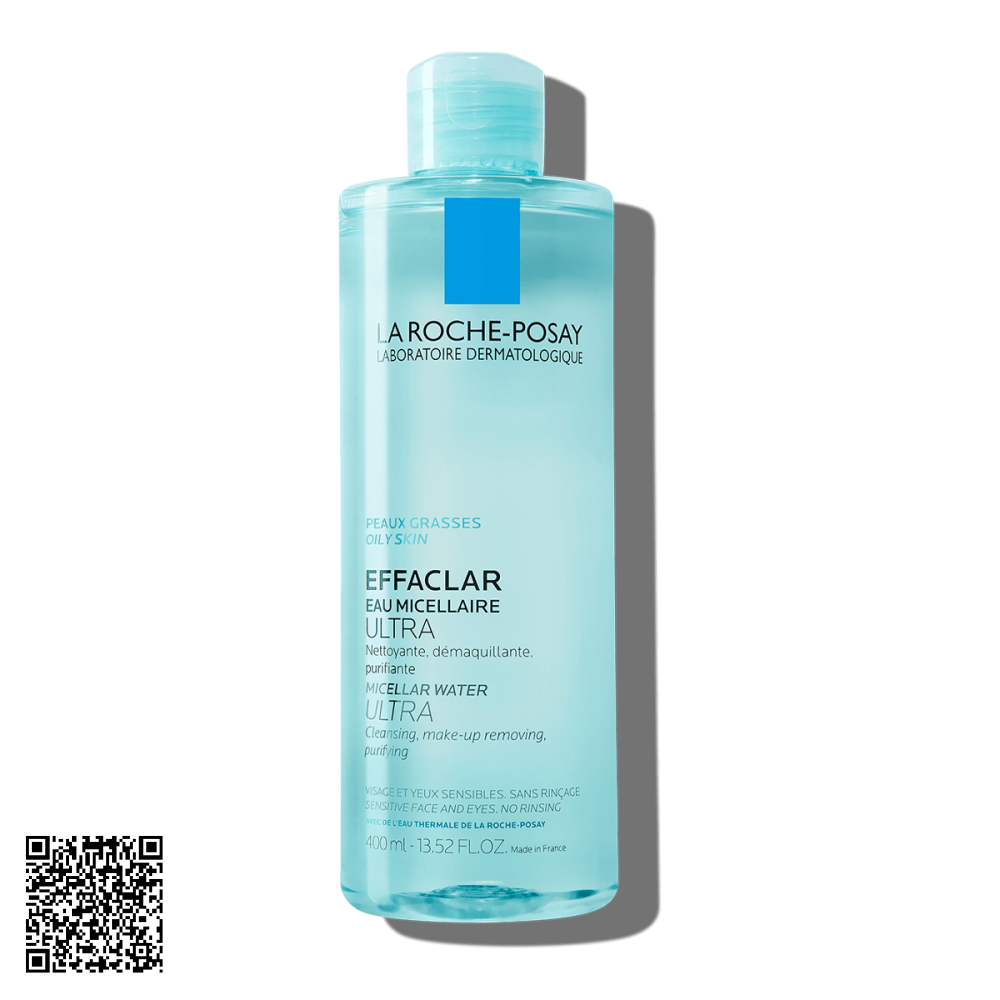 Nước Tẩy Trang La Roche-Posay Effaclar Micellar Water Làm Sạch Sâu Dành Cho Da Dầu 400ml Từ Pháp