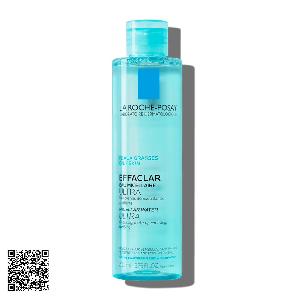 Nước Tẩy Trang La Roche-Posay Effaclar Micellar Water Làm Sạch Sâu Dành Cho Da Dầu 200ml Từ Pháp