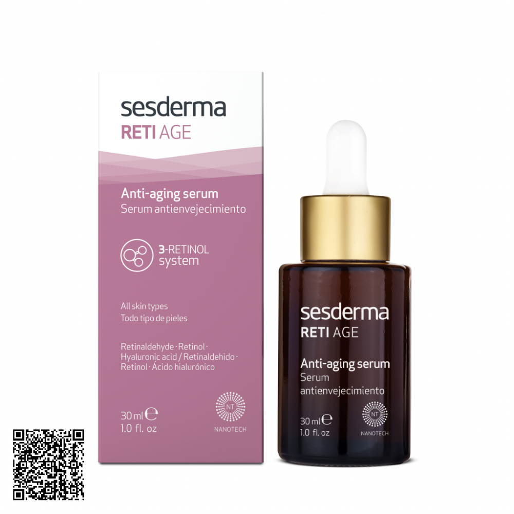 Tinh Chất Sesderma Reti Age Anti-Aging Giảm Nếp Nhăn Và Hỗ Trợ Ngừa Lão Hóa Reti Age 30ml Từ Tây Ban Nha
