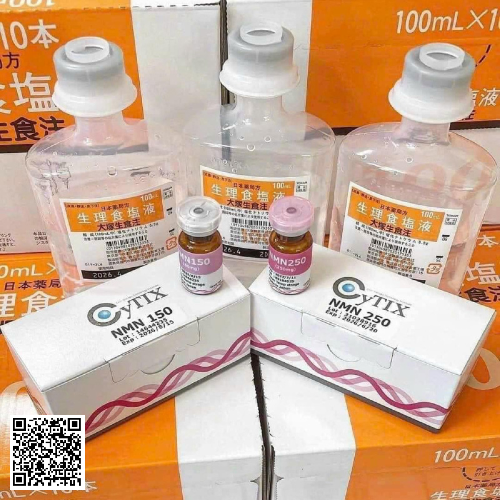 Cytix NMN250 Truyền Năng Lượng NMN Hàm Lượng 250mg 1 Lần Truyền Nhật Bản 