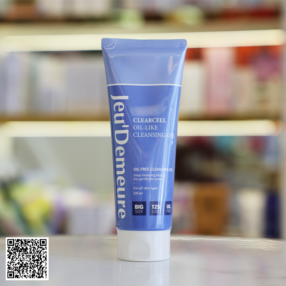 Gel Rửa Mặt JeuDemeure Clearcell Oil-like Cleansing Gel 2in1 Từ Hàn Quốc 250ml