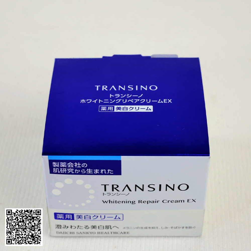 Kem Dưỡng Trắng Da Ban Đêm TRANSINO Whitening Repair Cream EX Phục Hồi Và Dưỡng Sáng Da Toàn Diện Từ Nhật Bản 35g