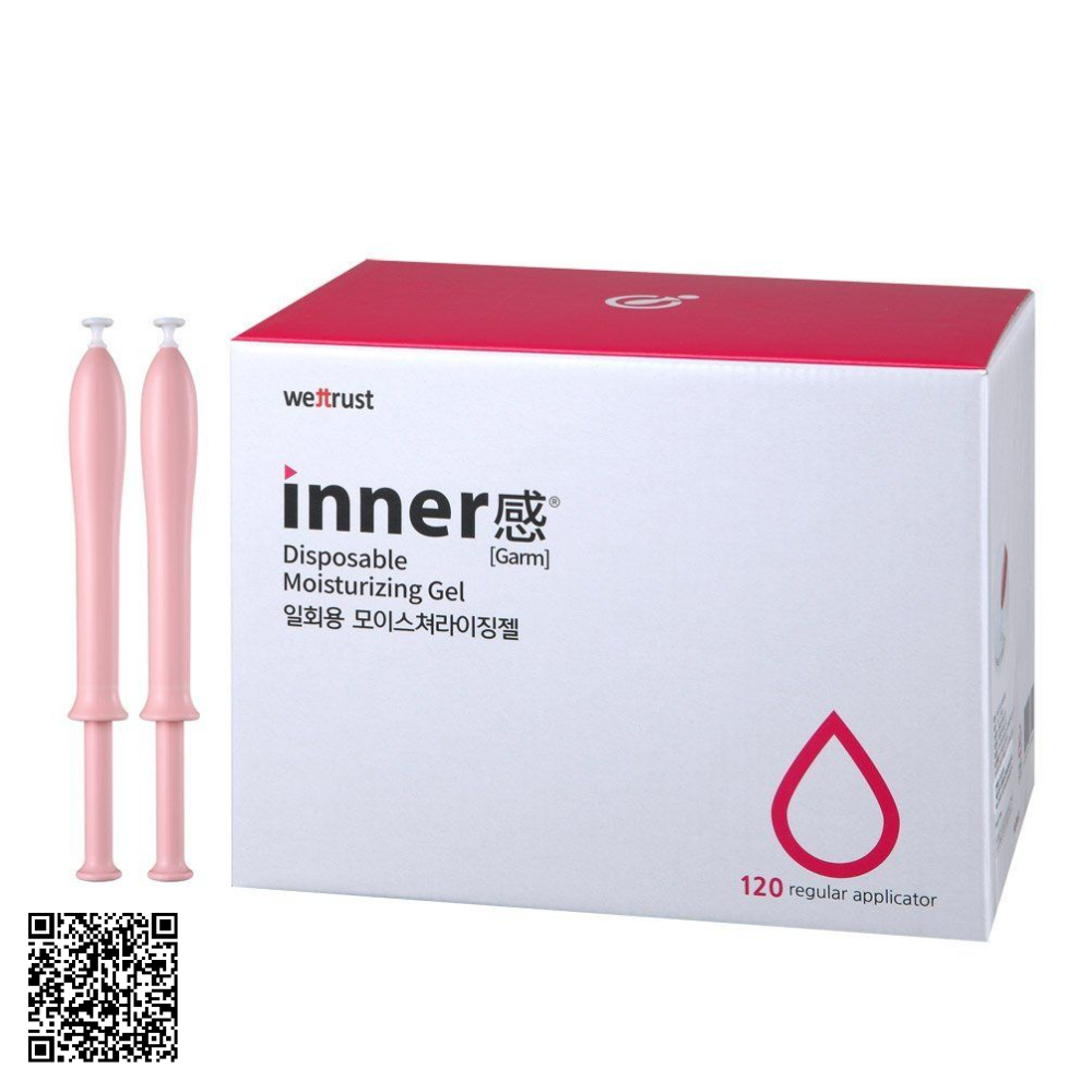 Đũa Thần Dưỡng Vùng Kín Wettrust Inner Gel Disposable Moisturizing Gel Hàn Quốc Hộp 120 Ống