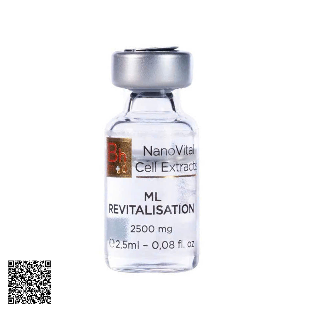 Tế Bào Sinh Học Bhmed NanoVital Extracts Male Revitalisation (7 Trong 1) Hồi Sinh Thanh Xuân Cho Nam Giới Từ Thụy Sĩ Hộp 2,5ml x 20 Ống