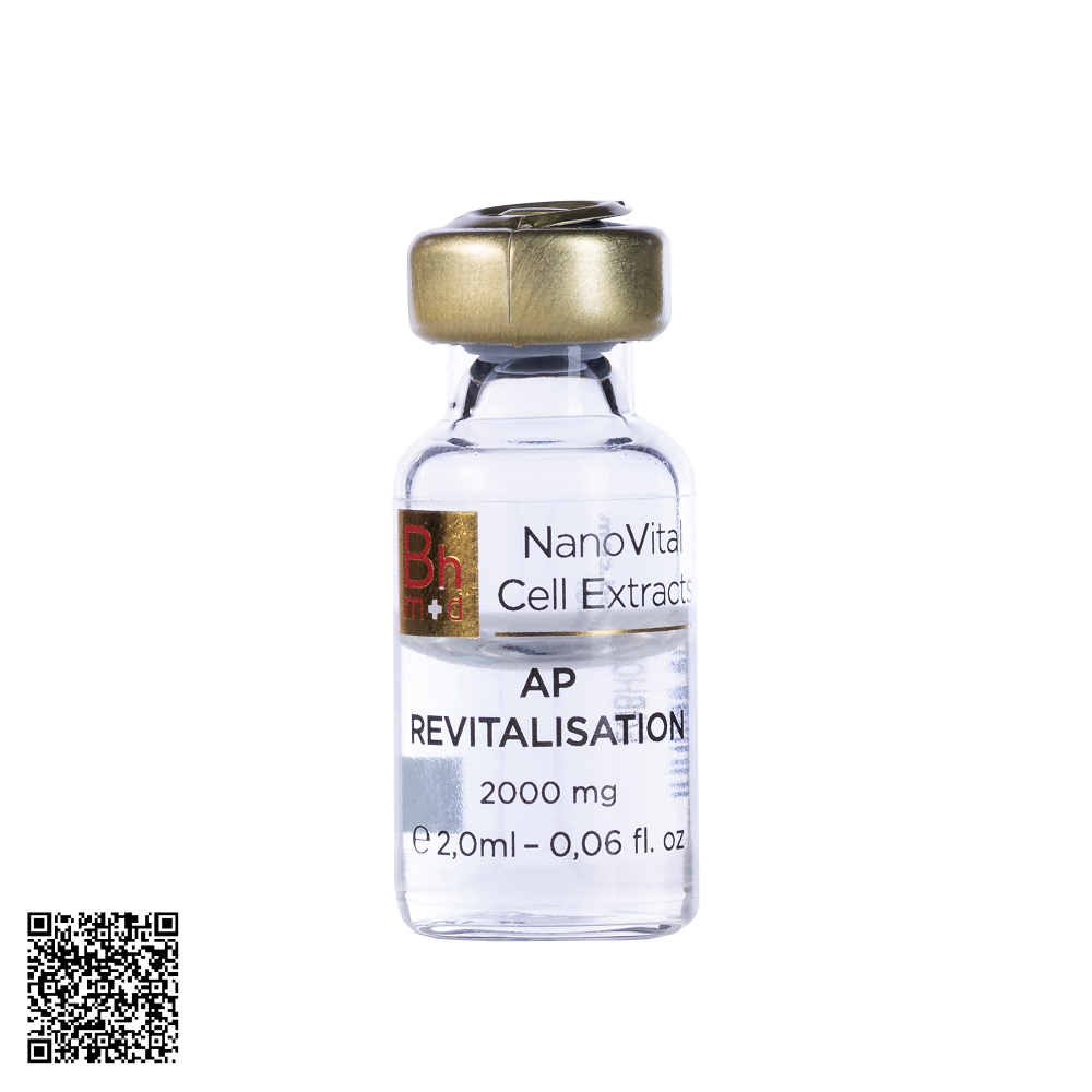 Tinh Chất Tế Bào Bhmed NanoVital Extracts AP Revitalisation Placenta + Mesenchyme Trẻ Hóa Từ Thụy Sĩ Hộp 2,5ml x 20 Ống