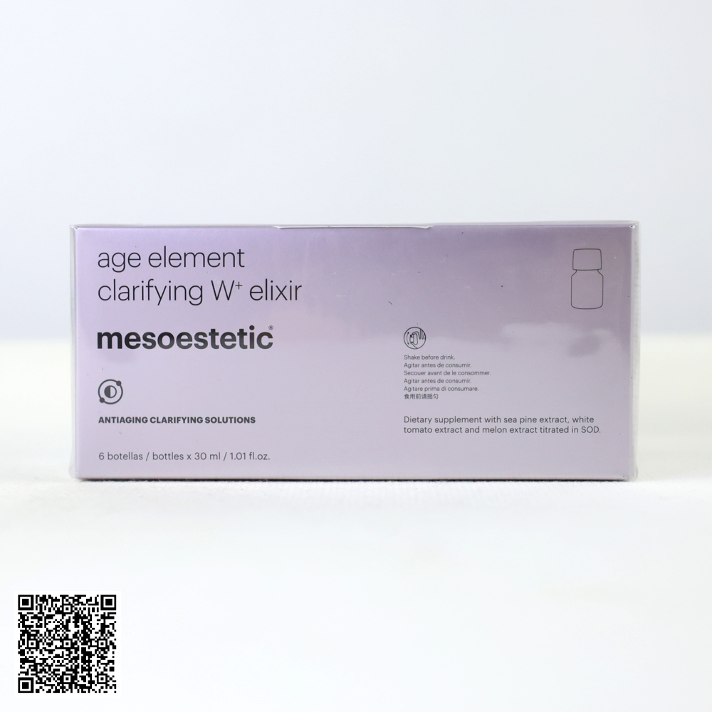Nước Uống Mesoestetic Age Element Firming Elixir Bổ Sung Collagen Trẻ Hóa Da Từ Tây Ban Nha Hộp 30ml x 6 Chai