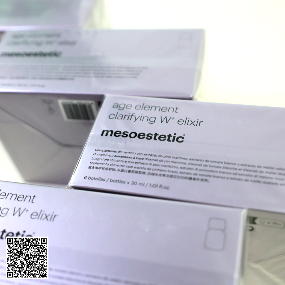 Liệu Trình Nước Uống Mesoestetic Age Element Firming Elixir Bổ Sung Collagen Trẻ Hóa Da Từ Tây Ban Nha Hộp 30ml x 6 Chai x 5 Hộp