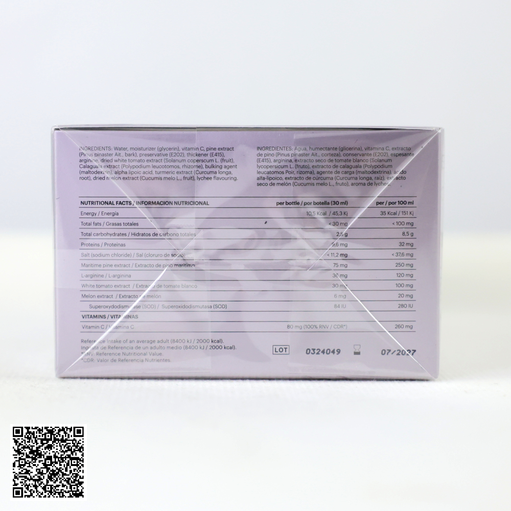 Liệu Trình Nước Uống Mesoestetic Age Element Firming Elixir Bổ Sung Collagen Trẻ Hóa Da Từ Tây Ban Nha Hộp 30ml x 6 Chai x 5 Hộp