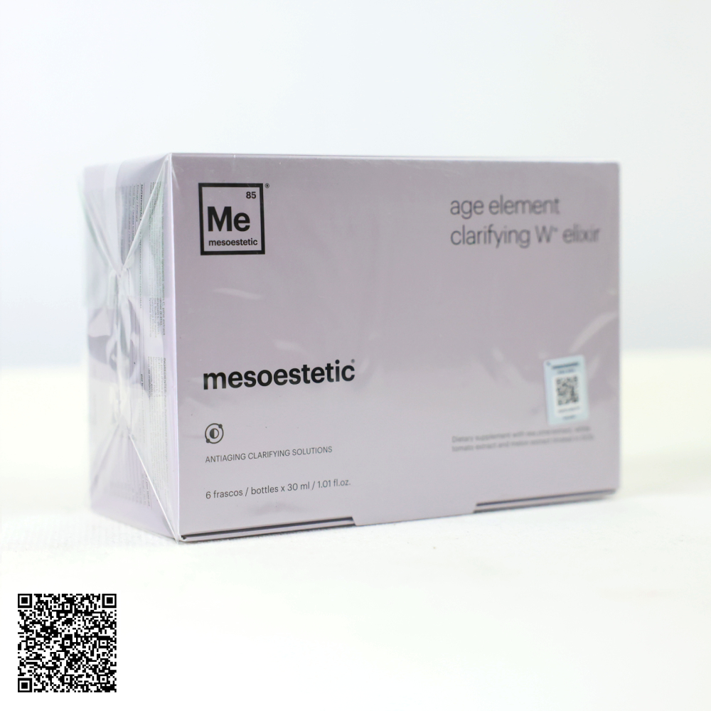 Liệu Trình Nước Uống Mesoestetic Age Element Firming Elixir Bổ Sung Collagen Trẻ Hóa Da Từ Tây Ban Nha Hộp 30ml x 6 Chai x 5 Hộp
